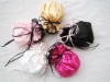 drawstring silk bag