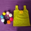 Folding flower shape shopping bag, promotion bag, polyster or nylon