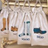 cotton shoes bag