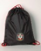 Wholesale Black Polyester Drawstring Gym Sack