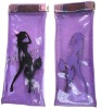 Wholesale translucent pvc spectacle pouch