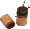 Wholesale Handmade PU leather gift glasses case