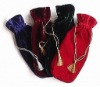 Wholesale velvet wine bag