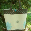Wholesale Lovely Linen Shopping Market Bag Tote