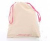Wholesale 100% organic cotton drawstring bag