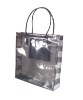 Dark gray promotional 30c transparent pvc handbag