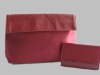 Wholesale Red PU Tote bag and Wallet matched