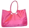 Pink 70D nylon fashion handbags for lady