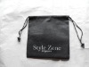 Small black fettered bag