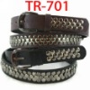 Wholesale Lady pu rhinestone belt TR701