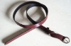 Wholesale fashion lady crossing loop pu belt