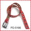 Wholesale popular ladies red pu belt