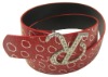 Wholesale plain non-leather lady fashion belt