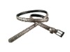 lady narrow pu belt