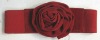 Wholesale Fashion PU belt,ladies flower belt,elastic belt BDT09150