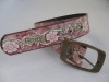 Women Plain Printing PU Belts