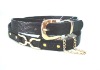 Black fashion belt WB0044