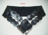 Wholesale 2011 black newest women belt/elastic belt FFR0243