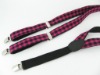 Wholesale fabric suspenders with good quality clip