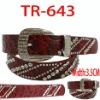 Wholesale Women rhinestone leather belt TR643