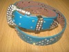 Wholesale women fashion belt decorted with crystal