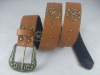 Wholesale fashion belts women rhinestone fancy belts pu belts