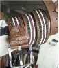 Wholesale fashion cotton knitted belt for men