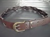 Wholesale men western style leather belt