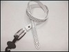 Wholesale New style white color fashion ladies' PU belt with rivet