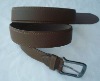 Wholesale Men pu belt with zinc alloy buckle
