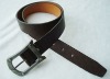 Wholesale Men pu belt with zinc alloy buckle