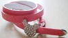 Wholesale fashion children lovely pu belt