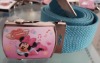 Wholesale children canvas belt