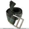 Wholesale polyester woven belt with double square buckle