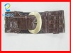 2011 elastic belt. double buckles elastic belt