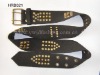 double needle buckle with clinch bolt
