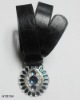 PU leather Belt/fashion accessories /diamond buckle