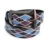 Wholesale PU embroided Belt with big buckle