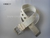 Wholesale white belts& needle buckle
