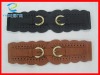 Wholesale double buckle belt. ladies elastic belt