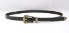 Wholesale Hot Simple Metal Buckle Skinny Belt