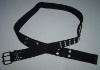 fashion pink butterfly design buckle fabric belts