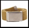 Wholesale Webbing Belt with Roller Buckle and Metal Tip