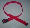 Wholesale fashion pink butterfly design buckle fabric belts