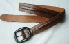 Men pu belt with zinc alloy buckle