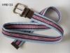 needle buckle belts with pu ended