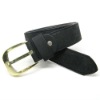 Iron man belt with black ,genuine leather ,pin buckle CB0454