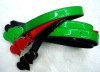 Wholesale kid's belt with paint heart shaped buckle