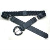 Wholesale Black PU Belt with covered Buckle