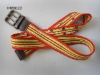 Wholesale double needle buckle yellow yarn stiching